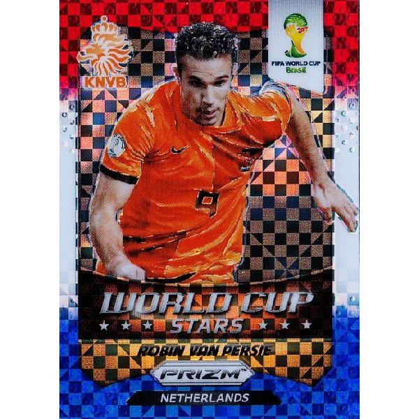 2014Panini Prizm ehe` World Cup Soccer yWorld Cup Stars/Power Plaid Prizmsz 21 Robin van Persie rEt@yV[ (I_)