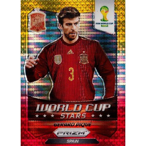 2014Panini Prizm ehe` World Cup Soccer yWorld Cup Stars/Pulsar Prizmsz 32 Gerard Pique WF[EsP (XyC)
