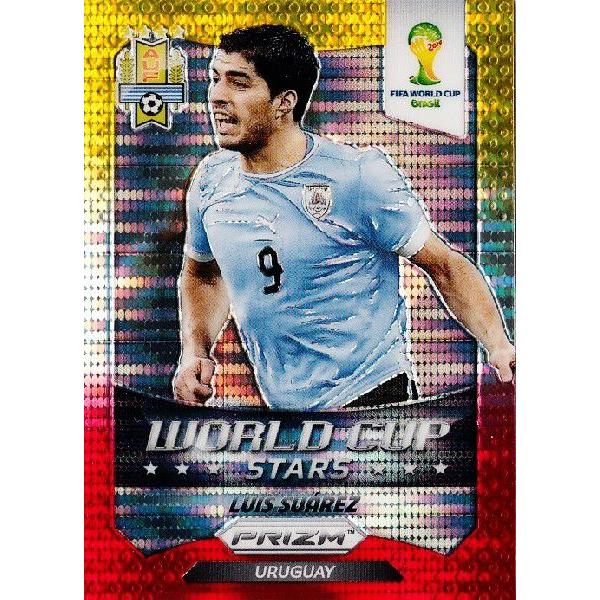 2014Panini Prizm ehe` World Cup Soccer yWorld Cup Stars/Pulsar Prizmsz 37 Luis Suarez CXEXAX (EOAC)