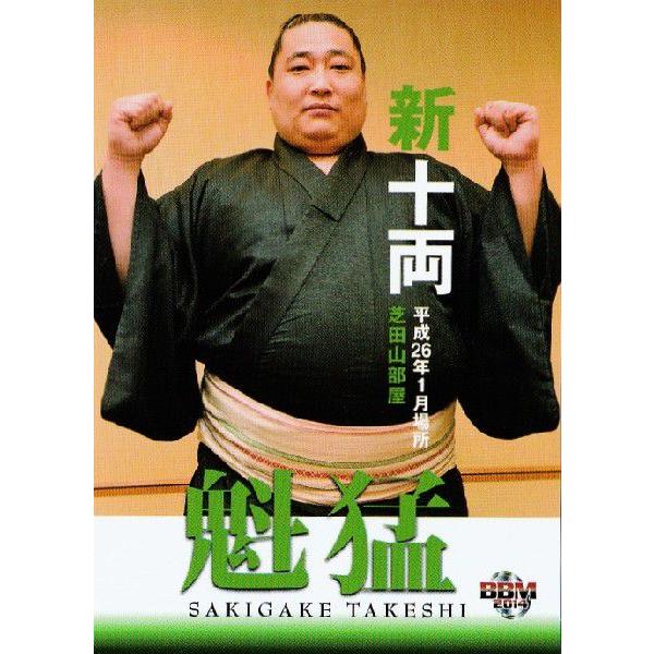BBM 大相撲カード 2014 レギュラー 【新十両】 73 魁 猛 : スポーツ
