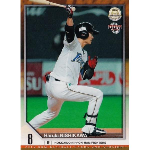 421 【西川遥輝 (北海道日本ハムファイターズ)】2015BBMベースボール