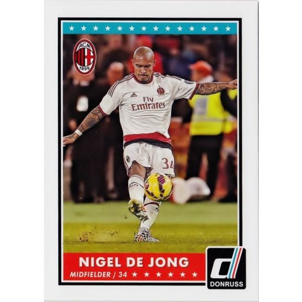 PANINI2015 Donruss Soccer ���M�����[ 10 Nigel de Jong (AC Milan)
