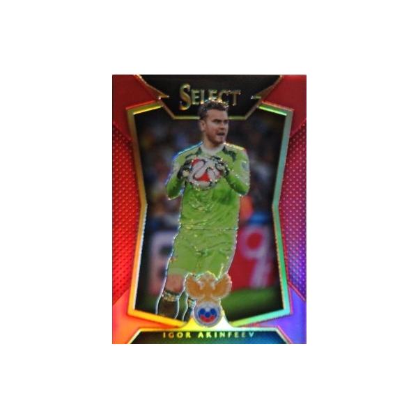 �y25 Igor Akinfeev (Russia)�zPANINI 2015-16 SELECT SOCCER �yBase Set/Red PRIZM�z 199������ (142/199)