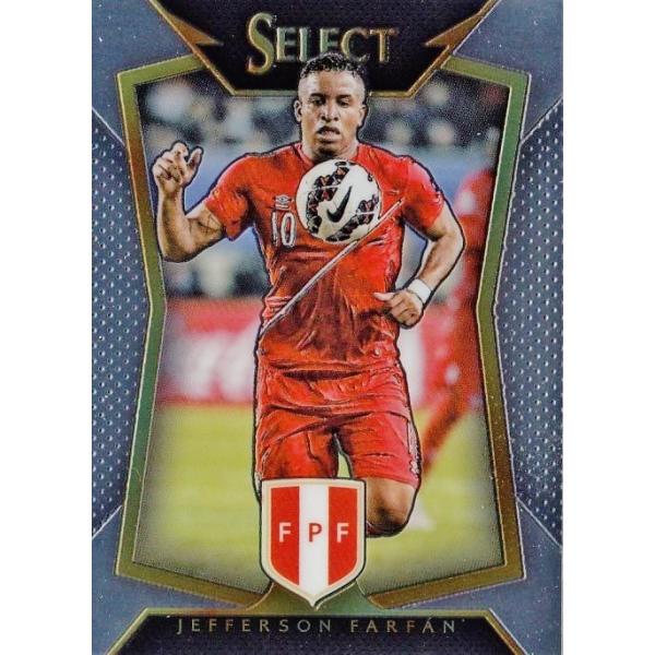PANINI 2015-16 SELECT SOCCER CT[g yBase Set Variationsz 09 Jefferson Farfan (Peru)