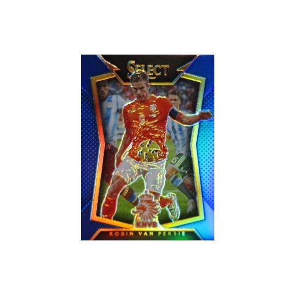 y100 Robin van Persie (Netherlands)zPANINI 2015-16 SELECT SOCCER yBase Set Variations/Blue PRIZMz 299 (024/299)