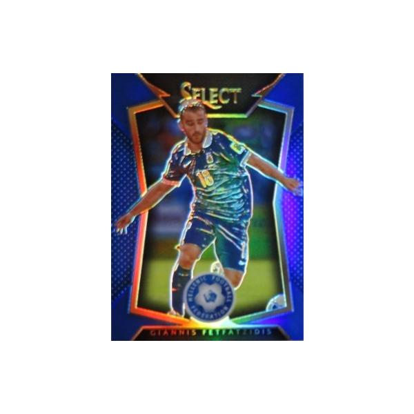 y54 Giannis Fetfatzidis (Greece)zPANINI 2015-16 SELECT SOCCER yBase Set Variations/Blue PRIZMz 299 (030/299)