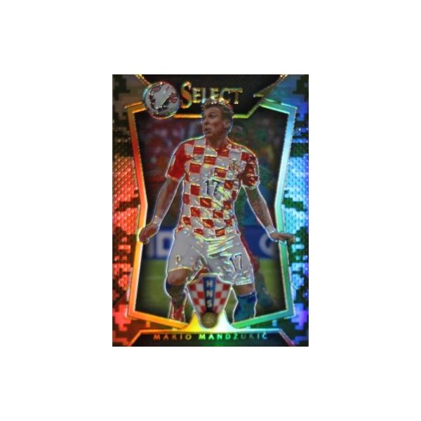 y67 Mario Mandzukic (Croatia)zPANINI 2015-16 SELECT SOCCER yBase Set Variations/Camo PRIZMz 249 (044/249)