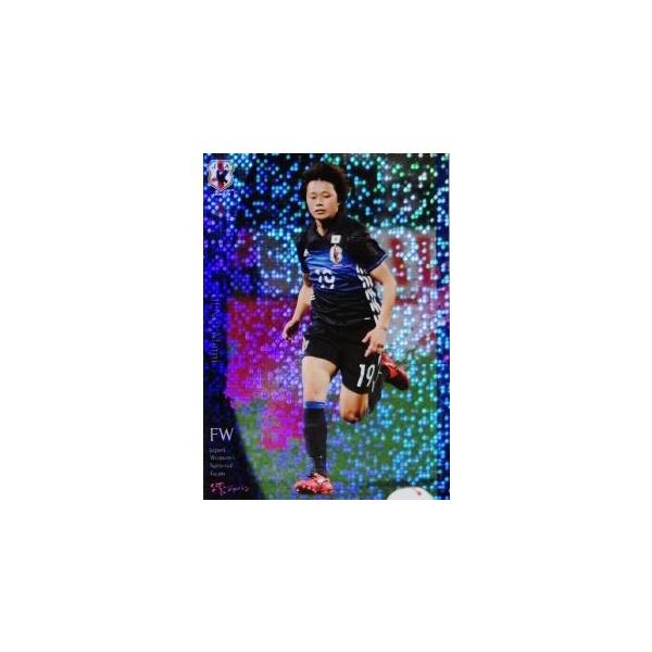 NJ30 【上野真実/愛媛FCレディース】なでしこジャパン2017 オフィシャルトレーディングカード インサート [レギュラーキラパラレル]