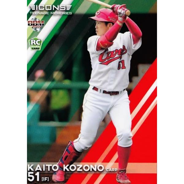 19 �y�����C�l(ROOKIE)/�L�����m�J�[�v�zBBM2019 ICONS -TEENAGE MEMORIES- ���M�����[