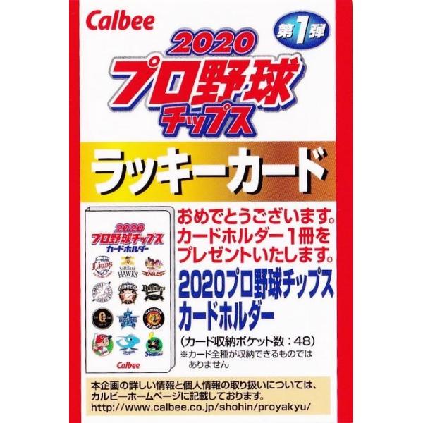 ラッキーカード】カルビー 2020プロ野球チップス第1弾 [カードホルダー