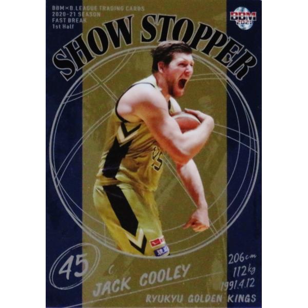 SS20 �y�W���b�N�E�N�[���[/�����S�[���f���L���O�X�zBBM2021 B.LEAGUE2020-21 FAST BREAK 1st Half �C���T�[�g [Show Stopper]