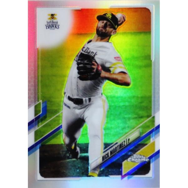 180 �yN.�}���e�B�l�X/�����\�t�g�o���N�z�[�N�X�z2021 topps Chrome NPB�x�[�X�{�[���J�[�h [���M�����[/REFRACTOR�p������]