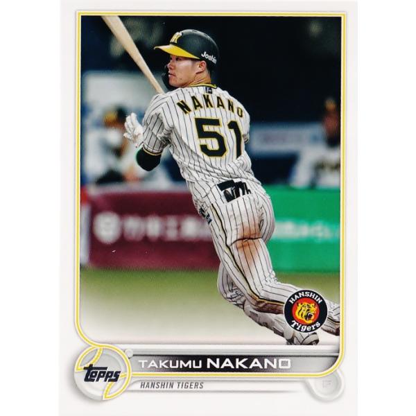 197 【中野拓夢/阪神タイガース】Topps 2022 NPBベースボールカード 