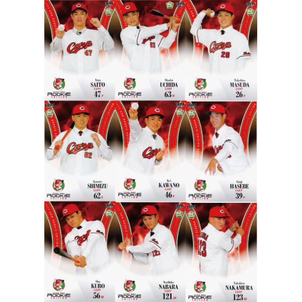 広島東洋カープ】BBM2023 ルーキーエディション チーム別レギュラー