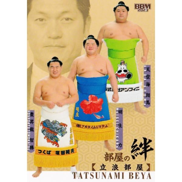 46 【立浪部屋(豊昇龍/明生/天空海)】BBM2023 大相撲カード「絆