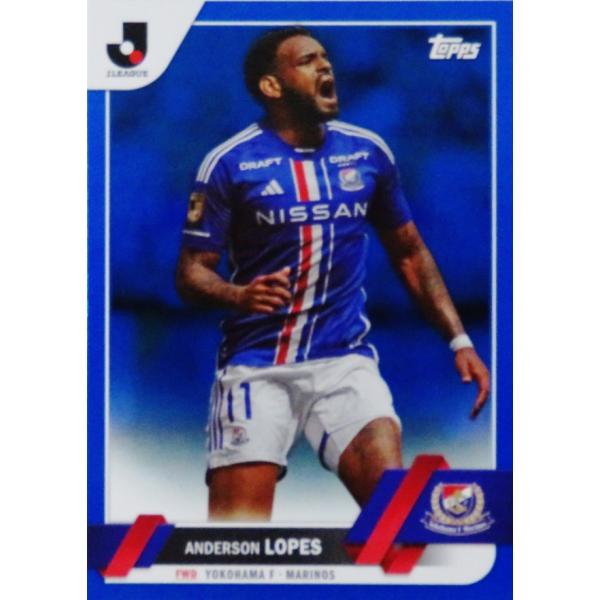【アンデルソン ロペス 横浜F・マリノス】2023 Topps Jリーグ フラッグシップ [BASE/Blue Foil版] 75枚限定 (48/75)