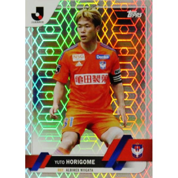 78 【堀米悠斗/アルビレックス新潟】2023 Topps Jリーグ フラッグシップ [レギュラー(BASE)/ホログラムパラレル]