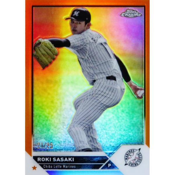 佐々木朗希/千葉ロッテマリーンズ】2023 Topps Chrome NPBベースボール 