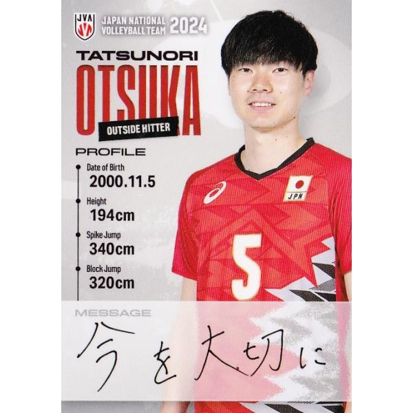 2024年 バレーボール男子日本代表 応援Tシャツ 大塚達宣 L 2025年 バレーボール男子日本代表 応援Tシャツ 大塚達宣 L
