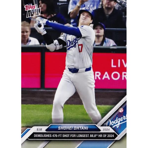 316【大谷翔平/ドジャース】2024 MLB TOPPS NOW [2024.6.18 316【大谷翔平/ドジャース】2024 MLB TOPPS NOW [2024.6.18
