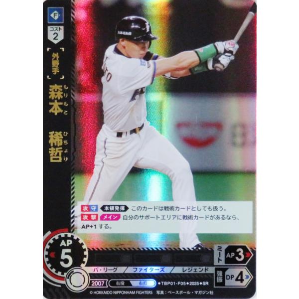 5 【森本稀哲】2025 ブシロード プロ野球DREAM ORDER 北海道日本ハム