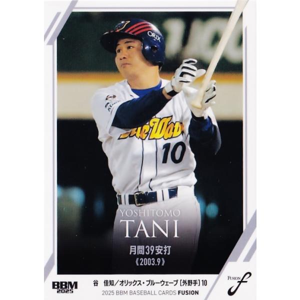 20 【谷佳知/オリックス・ブルーウェーブ】2025 BBM FUSION レギュラー