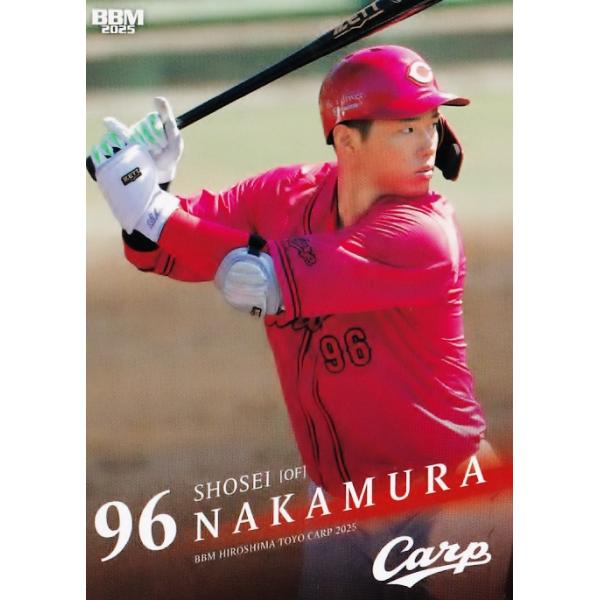 68 【中村奨成】BBM 広島東洋カープ 2025 レギュラー : スポーツカード