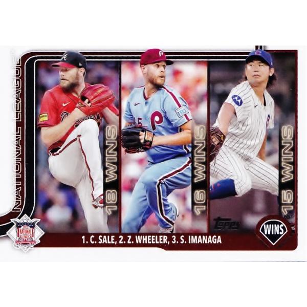 234 【Zack Wheeler&Chris Sale&今永昇太】2025 Topps Baseball 234 【Zack Wheeler&Chris Sale&今永昇太】2025 Topps Baseball