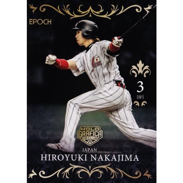 23 【中島裕之】エポック 2025 日本プロ野球OBクラブ 野球日本代表 HOLOGRAFICA レギュラー