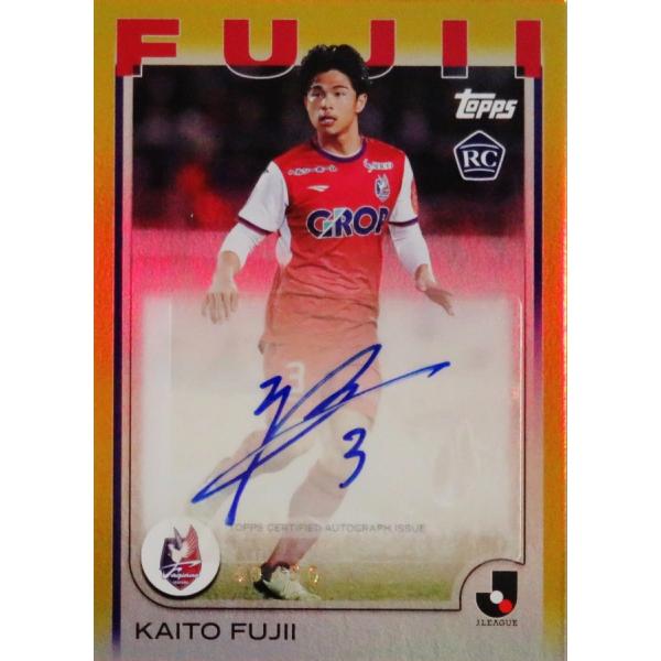 藤井海和(ROOKIE)/ファジアーノ岡山】2025 Topps Jリーグ フラッグ