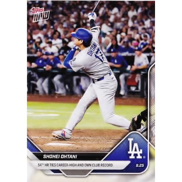 769【大谷翔平/ドジャース】2025 MLB TOPPS NOW [2025.9.25] 球団記録