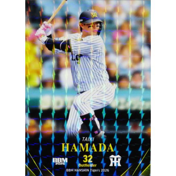 61 【濱田太貴】BBM 阪神タイガース 2026 レギュラーパラレル