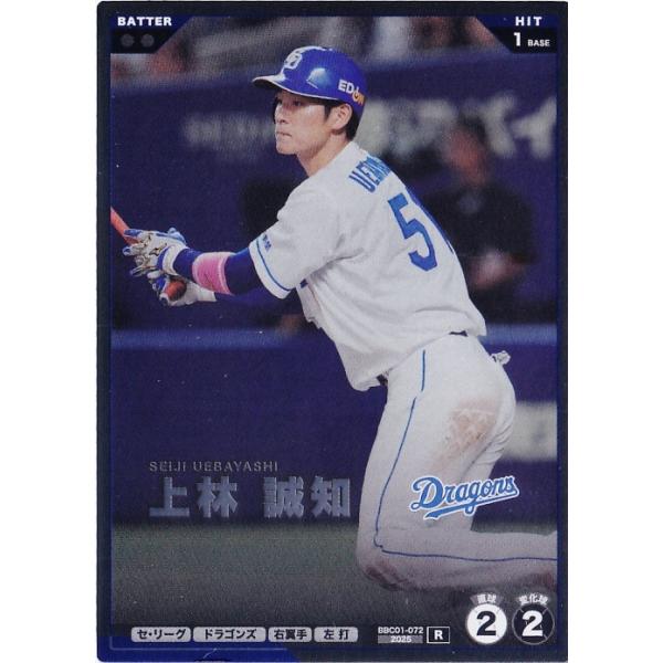 72 【上林誠知/中日ドラゴンズ】バンダイ 2026 プロ野球ファンスターズ