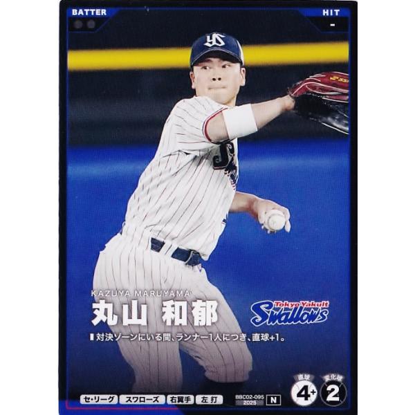 95 【丸山和郁/東京ヤクルトスワローズ】バンダイ 2026 プロ野球ファンスターズリーグ ブースターパック セ・リーグ Vol.2 [N] ※コード未使用