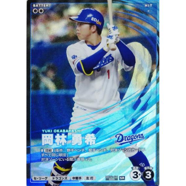 10 【岡林勇希/中日ドラゴンズ】バンダイ 2026 プロ野球ファンスターズ