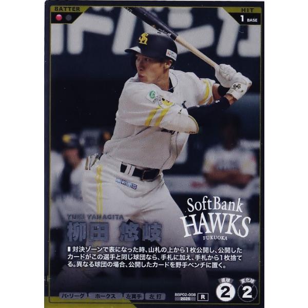 8 【柳田悠岐/福岡ソフトバンクホークス】バンダイ 2026 プロ野球