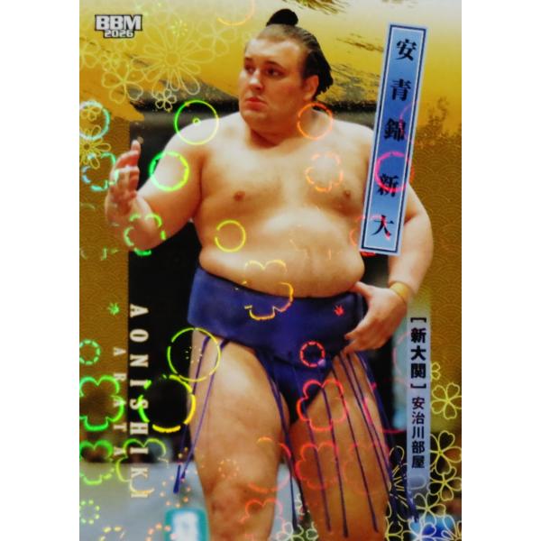4 【安青錦 新大】BBM2026 大相撲カード レギュラーパラレル
