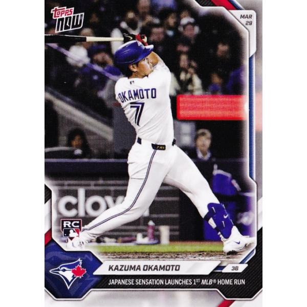 25【岡本和真(ROOKIE)/ブルージェイズ】2026 MLB TOPPS NOW [2026.3.29
