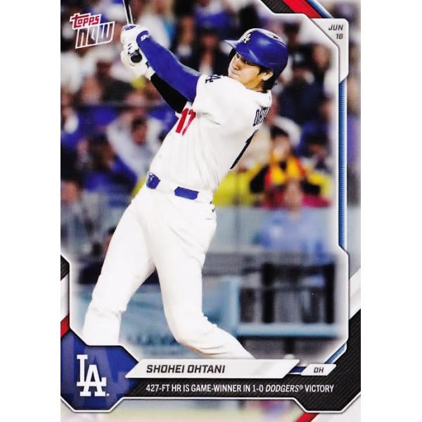 341【大谷翔平/ドジャース】2026 MLB TOPPS NOW [2026.6.16] 飛距離