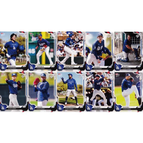 ドジャース/全10種(大谷、山本、佐々木含む)】2026 MLB TOPPS NOW ROAD