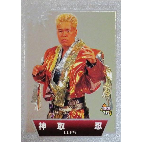 143 【神取忍】BBM 1997 プロレスカード SPARKLING FIGHTERS