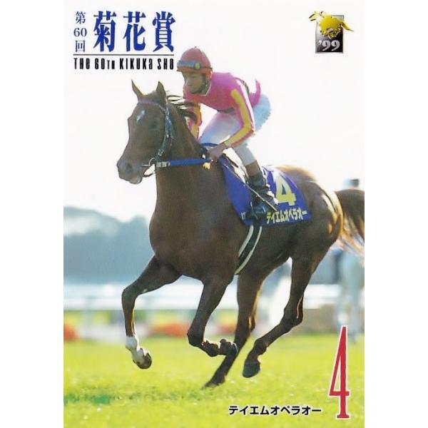 65 【テイエムオペラオー】バンダイ1999 サラブレッドカード 
