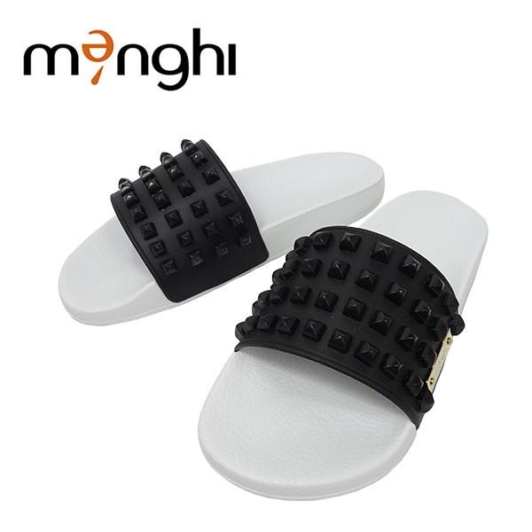 Menghi メンギー サンダル メンズ 4703 ホワイト ブラック スタッズ ラバー シャワーサンダル スポーツサンダル バイカラー イタリア製 Buyee Buyee Japanese Proxy Service Buy From Japan Bot Online