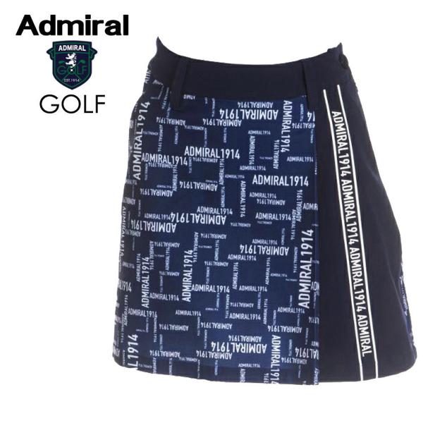 Admiral Golf ADMIRAL GOLFアドミラルゴルフ プリント プリーツ