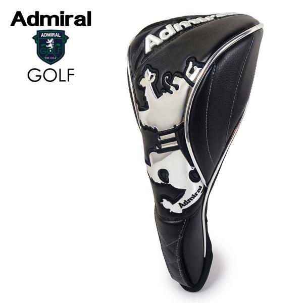 ADMIRAL GOLF アドミラル ゴルフ スポーツモデル ヘッドカバー ドライバー用 ADMG1BH4 460cc対応 ブラック ユニセックス 小平智 畑岡奈紗(ギフト)
