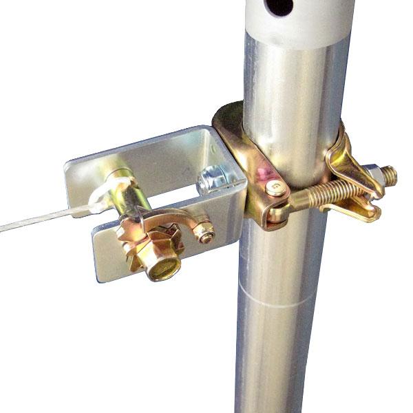 テンションクランプ 20個 48.6から42.7パイプ用 ワイヤー張り 小型張線