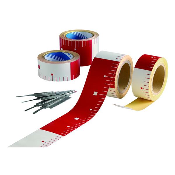 ※送料無料ただし沖縄および各県離島、北海道には別途送料が必要です。メール、電話などでお問い合わせください。 現場写真や教材としてテープロッド必要な長さにカットして貼れるテープ。カット用の金具付き。書き込み可能で現場記録写真などに最適です。A...