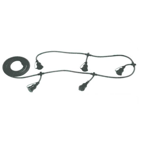 アラオ 融雪マット 連結ケーブル 5分岐 5口 電気で発熱するゴムマット