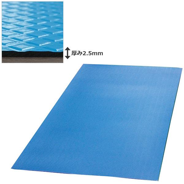 ダイヤボード　厚み２.５ｍｍタイプ　１０枚セット　寸法：900×1800mm　重量：6kg　色：ブルー　ワニ印の養生敷板 日大工業