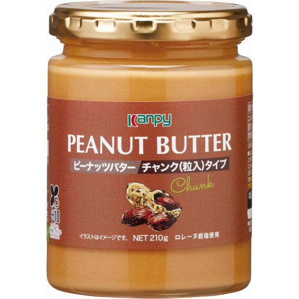 ピーナッツバター 昔馴染みのクランチーで100％天然クランチーピーナッツバター